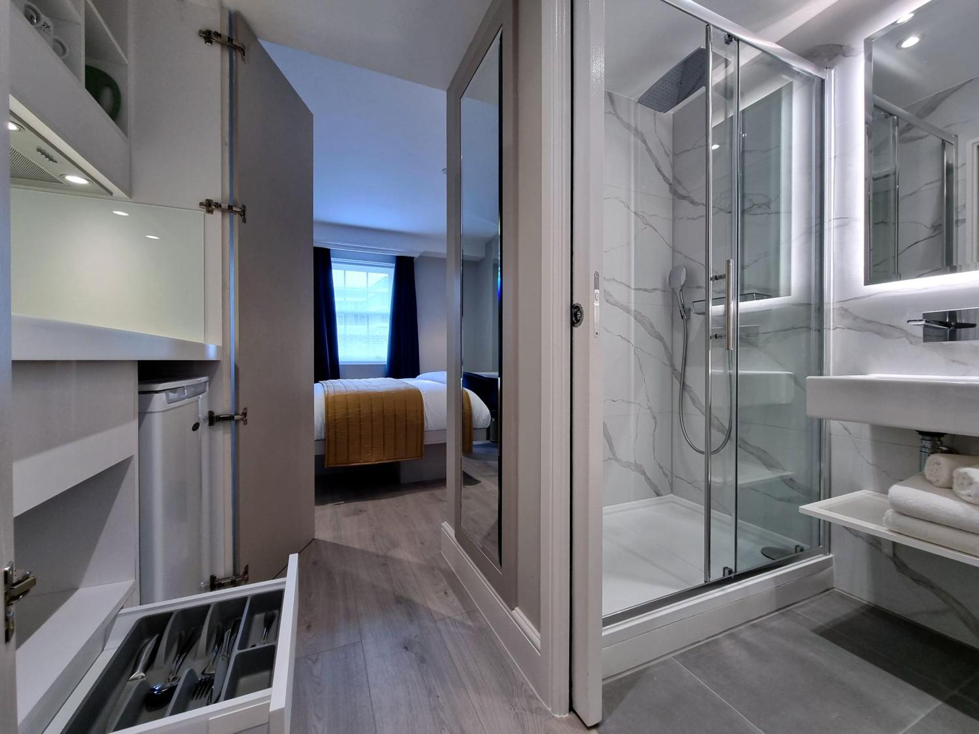 Nox Edgware Road Aparthotel Лондон Стая снимка